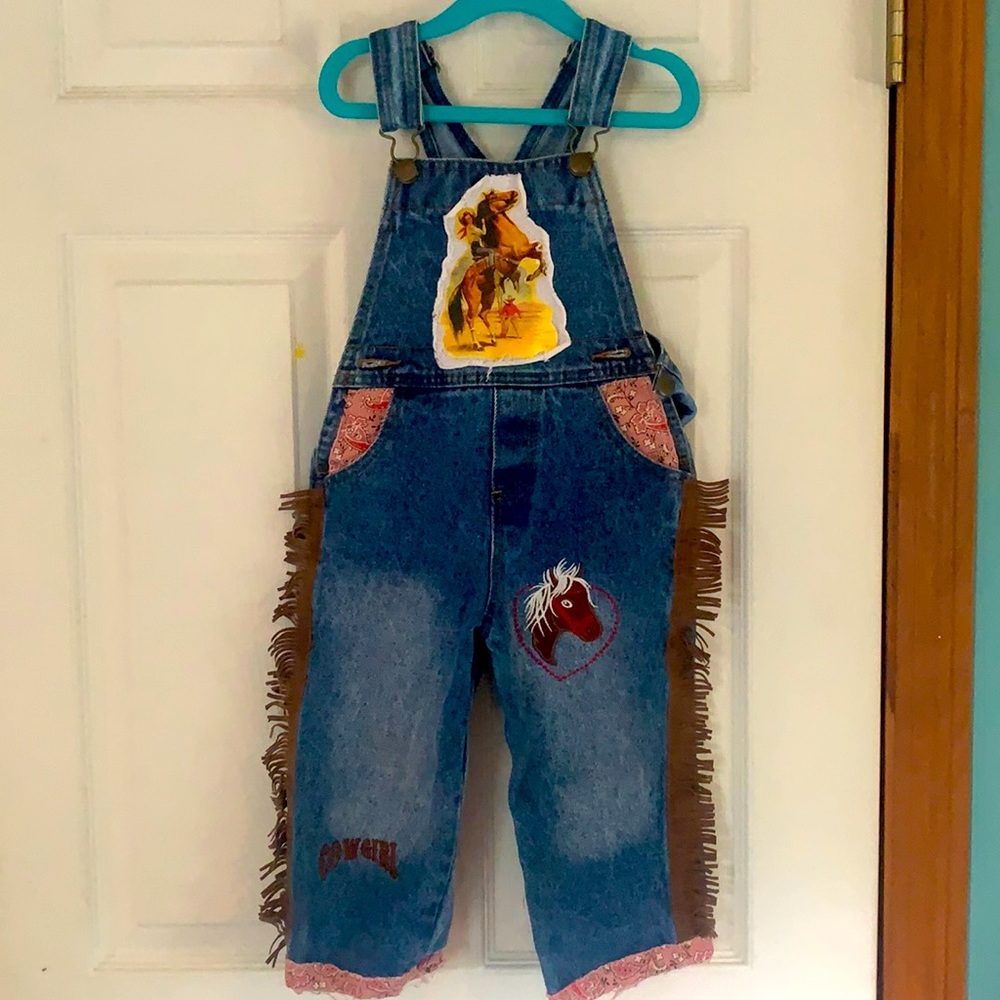 Cowgirl overalls 3t